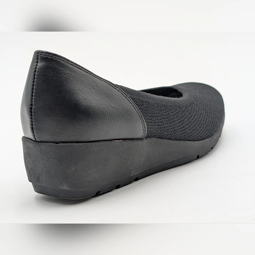 Kim Rogers Maddie Sz 7M Ultra Comfort Supported Technology Footbed Black Loafers